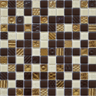 Мозаїка 30x30 Grand Kerama Мікс Шоколад Охра Золото з Малюном 2172