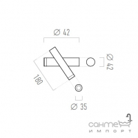 Настенный светильник Chors Moi R K SW 2700K в цвете