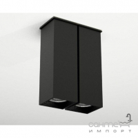 Точечный светильник накладной Shilo Toda 1105 современный, черный, металл