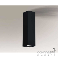 Точечный светильник накладной Shilo Kobe 1173 современный, черный, металл