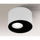 Точковий світильник накладний Shilo Toki 7027 сучасний, білий, чорний, сталь, алюміній