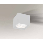 Точковий світильник накладний Shilo Yatomi 7133 сучасний, білий, сталь.