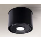 Точечный светильник накладной Shilo Miki 1231 современный, черный, сталь, алюминий