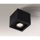 Точечный светильник накладной Shilo Awa 1135 современный, черный, сталь, алюминий