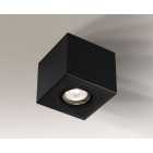 Точечный светильник накладной Shilo Awa H 1213 современный, черный, сталь, алюминий