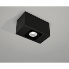 Точечный светильник накладной Shilo Seto 1136 современный, черный, сталь, алюминий