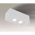 Точечный светильник накладной Shilo Seto 7087 современный, белый, сталь, алюминий