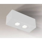 Точечный светильник накладной Shilo Seto H 7088 современный, белый, сталь, алюминий