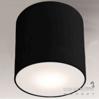 Светильник потолочный плафон Shilo Zama 1129 черный, металл, оргстекло
