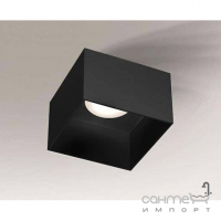 Точечный светильник накладной Shilo Konan 1147 современный, черный, сталь, алюминий
