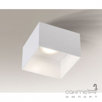 Точечный светильник накладной Shilo Konan 7082 современный, белый, сталь, алюминий