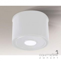 Точечный светильник накладной Shilo Miki 7201 современный, белый, сталь, алюминий