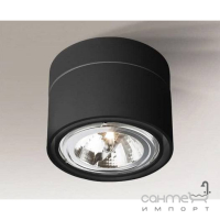 Точечный светильник накладной Shilo Himi 1121 современный, черный, сталь, алюминий