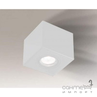 Точковий світильник накладний Shilo Awa H 7084 сучасний, білий, сталь, алюміній