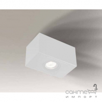 Точечный светильник накладной Shilo Seto H 7086 современный, белый, сталь, алюминий