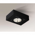 Точечный светильник накладной Shilo Koga 7116 современный, черный, сталь, алюминий
