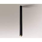 Точковий світильник даунлайт накладної Shilo Doha 1704 сучасний, чорний, сталь, алюміній