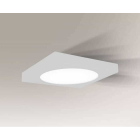 Светильник потолочный Shilo Ito 1190 белый, металл, оргстекло