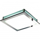 Потолочный LED-светильник Trio Iker 625511006 хром/белое матовое стекло