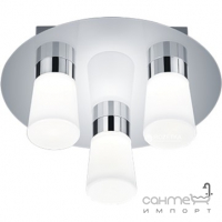 Потолочный влагозащищенный LED-светильник Trio Nevio 682310306 хром/белое стекло