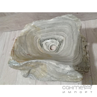 Раковина на столешницу Stone Art 40x35x14,5 натуральный мрамор