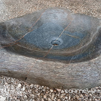 Раковина на столешницу Stone Art 50x42x12 горный камень Закарпатье