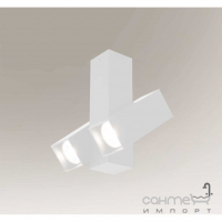 Точечный светильник накладной Shilo Mitsuma 7999 современный, белый, сталь, алюминий