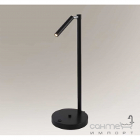 Настольная лампа Shilo Kosame 7874 хай-тек, черный, сталь, алюминий