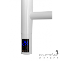 Электрический полотенцесушитель Navin Камелия 360х800 Sensor с таймером, белый, подключение слева