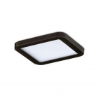 Точковий світильник для ванної Azzardo Slim Square 9 LED 6W 3000K AZ2833 чорний