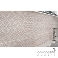 Плитка настенная декор Cersanit Marble Room Inserto Patchwork 20x60 (декор цветы)
