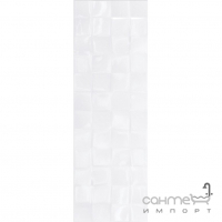 Настінна плитка Cersanit Simple Art White Glossy Structure Cubes 20x60