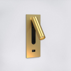 Настенный регулируемый светильник с USB разъемом Astro Lighting Fuse LED USB 1215103 Золото Матовое