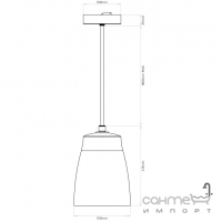 Подвесной светильник Astro Lighting Atelier 150 1224018 Белый Матовый