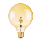 Лампа Эдисона светодиодная Osram LED 1906 GLOBE G125 6,5W/825 230V FIL GOLD E27 4X1 720 lm, 2400K