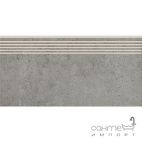 Плитка підлогова ступінь Cersanit Highbrook Grey Steptread 29,8x59,8