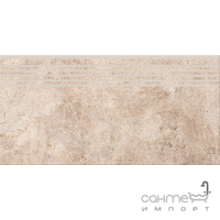 Плитка напольная ступень Cersanit Lukas Beige Steptread 29,8x59,8