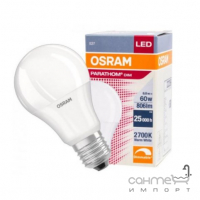 Світлодіодна лампа Osram LED Parathom CL A60 DIM 8,8W/827 230V FR E27 10X1 810lm, 2700K