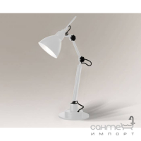 Настольная лампа Shilo Daisen 7305 хай-тек, белый, сталь, алюминий