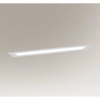 Светильник потолочный светодиодный Shilo Takko 8018 белый, металл, сталь, алюминий