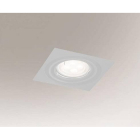 Точечный светильник встраиваемый Shilo Omura H 7311 современный, белый, сталь, алюминий