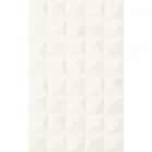 Настінна плитка 25x40 Paradyz Kwadro Melby Bianco Struktura (біла, матова)