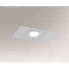 Точечный светильник встраиваемый Shilo Ebino H 7319 современный, белый, сталь, алюминий