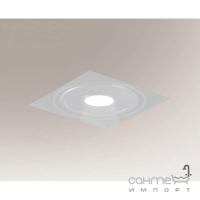 Точечный светильник встраиваемый Shilo Komoro IL 7367 современный, белый, сталь, алюминий