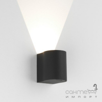 Уличный настенный светильник-подсветка Astro Lighting Dunbar 100 LED 1384003 Черный Текстурный