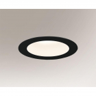 Точечный светильник встраиваемый Shilo Tottori IL 3366 современный, черный, сталь, алюминий