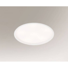 Світильник стельовий Shilo Hofu 7401 білий, метал, сталь, алюміній