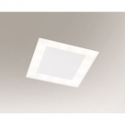 Светильник потолочный Shilo Bando 3324 белый, металл, алюминий