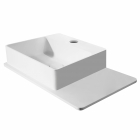 Підвісна раковина із штучного каменю Volle Solid Surface 13-40-415 біла