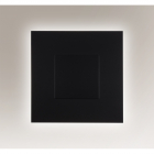 Светильник настенный Shilo Niimi 4466 хай-тек, черный, сталь, алюминий